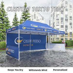 Carpa Hexagonal Plegable, Estructura de Carpa de Pared, Toldo de Jardín, Carpa para Fiestas, Exposiciones, Ferias Comerciales, Impermeable de Una Sola Capa, 5 m - Product Image 1