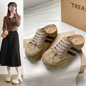 Mules à enfiler pour femmes à semelle épaisse et embout renforcé, printemps-été, chaussures d'entraînement à enfiler avec rehaussement <span class=keywords><strong>de</strong></span> hauteur - Product Image 2