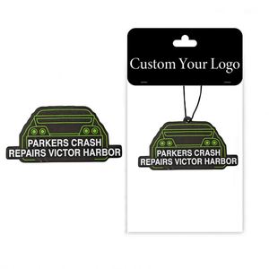 Désodorisant de voiture en plastique personnalisé avec logo, parfum longue durée super puissant, différents parfums, design personnalisé - Product Image 1