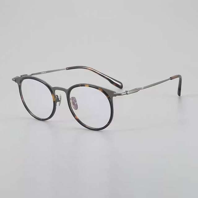 Full Rim Titanium Business Men Prescription Myopia Optical Frame Factory Eyeglasses Titanium Glasses for Business Attendance