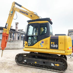 Excavadora de 13 toneladas de buena calidad usada hecha en Japón Komatsu PC130 excavadora martillo Komatsu excavadora PC120 PC128 PC138 PC160 - Product Image 1