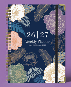 Agenda Elegante A5 con Rilegatura a Spirale 2026-2027, Quaderno con Copertina Rigida, Diario, Pianificatore Settimanale, Libro per Programmi di Lavoro - Product Image 5