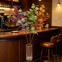 Großhandel Dekorative Blumen, Kränze und Pflanzen, Künstliche Eukalyptus-Zweige, Künstliche Baumzweige, Wohnungsdekoration und Accessoires