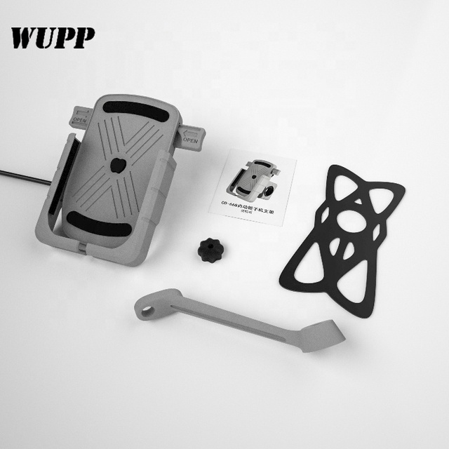 Motorcycle/ Bike Cell Phone Mount Mobile Phone Holder for Bike and Motorcycle With Usb Port