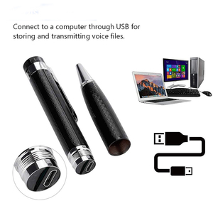 Bài Giảng Hội Nghị Cuộc Họp 15 Giờ Ghi Âm Hỗ Trợ Có Thể Sạc Lại Bút Hình Dạng 32GB TF Thẻ Tai Nghe Ghi Âm Giọng Nói - Product Image 3