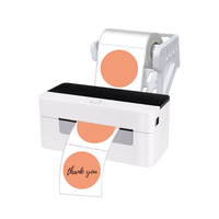 Imprimante d'étiquettes thermique sans encre multifonction rechargeable 108Mm 76Mm 80Mm White12V