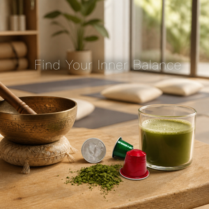Capsules de Matcha Nootropiques Naturels Compatibles avec les Machines Nespresso – Soutien Concentration – Dosettes de Thé Vert Bio en Vrac - Product Image 1