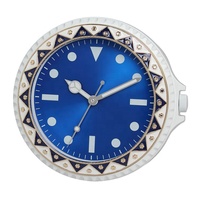 Horloge murale de style antique en forme de montre de design de mode, quartz analogique, salon