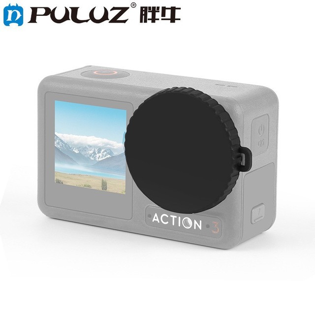 PULUZ PC Soft Protective Lens Cap for Action5 Pro/4 an Accessory for Action Cameras