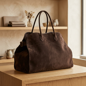Pochette de soirée élégante en cuir véritable BS International, légère et durable, avec bandoulière, fermeture éclair étanche - Product Image 5