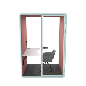 Customizable Single Acoustic Phone Booth Noise Insulation Soundproof Office Pod for Open Plan Workplace - Product Image 6