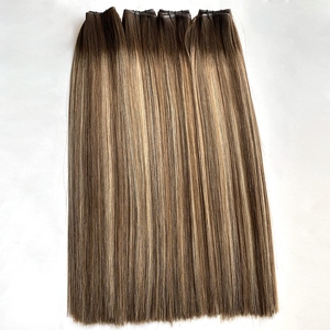 Extension per <span class=keywords><strong>Capelli</strong></span> <span class=keywords><strong>Veri</strong></span> con Tecnologia Avanzata per Volume Maggiore, Stile Balayage, Trama Resistente, Genius Weft - Product Image 3
