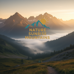 T-shirt à manches longues Nature Sunrise Mountains, vêtements de randonnée, de camping et de plein air - Product Image 3