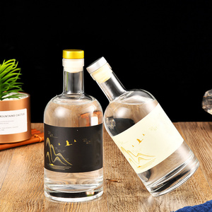 Bouteilles de spiritueux de 750 ml Bouteille en verre vide transparente pour whisky <span class=keywords><strong>Gin</strong></span> Vodka - Product Image 2