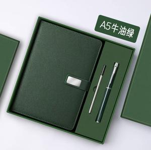 Regalos Promocionales Personalizados de Lujo 2026, Cuaderno con Cubierta de Cuero Suave, Regalo Empresarial, Paquete de Termo con Bolígrafo y Memoria USB - Product Image 6
