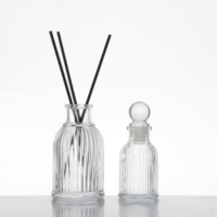 Vente en gros Bouteille de diffuseur de parfum 30ml 50ml 100ml Bouteille de diffusion Reed en verre