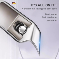 Offre Spéciale 1/2 en 1 ensemble de manucure en acier inoxydable ensemble de coupe-ongles Kit de toilettage outils de coupe-ongles pour la maison