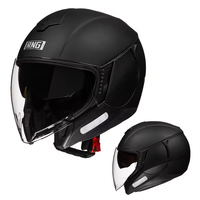 Casque de moto modulaire demi-face certifié ABS PC PP DOT, neuf, toutes saisons, garantie 1 an