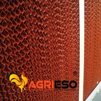 Système de refroidissement automatique pour élevages avicoles 7090 – Coussin de refroidissement évaporatif à revêtement noir pour fermes de poulets de chair et de poules pondeuses