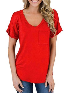 Camiseta Premium unisex personalizada al por mayor, camisetas de mujer 100 de algodón vintage lavado liso, camisetas de mujer de alta calidad - Product Image 5