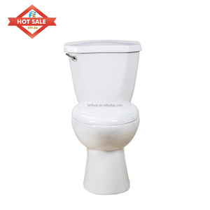 WC céramique deux pièces à chasse siphonique à économie d'eau, à pression latérale, à poser au sol, avec <span class=keywords><strong>siphon</strong></span> en S, pour hôtel, de style sanitaire moderne chinois - Product Image 2