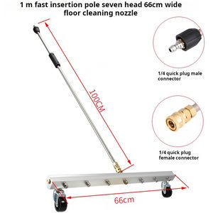 Lingzhen haute pression balai à eau roue pivotante télescopique extensible nettoyeur de train d'atterrissage <span class=keywords><strong>pour</strong></span> le lavage de voiture - Product Image 2