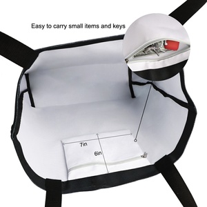 Hot Sales Custom African Black Girl Print Reusable Shoulder Handbag Casual <b>Large</b> <b>Canvas</b> Shopping Tote <b>Bag</b> - Product Image 6