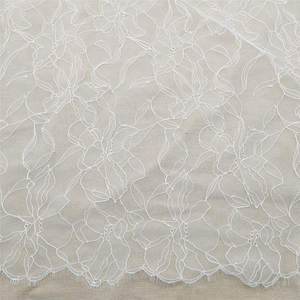 Tissu en dentelle à franges de style français en maille filet écologique de haute qualité pour la couture de vêtements, la décoration et les vêtements - Product Image 2