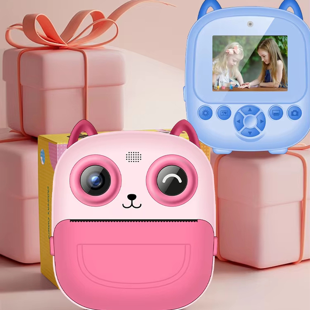 High Quality 1080P Hd Mini Digital Gifts Instant Kid Print Camera Toy for Kindergarten Students Boys and Girls