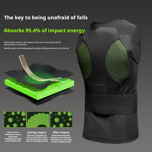 Gilet de protection dorsal ESA, absorption des chocs à 95,4 %, ski, snowboard, moto, cyclisme, sports extrêmes, unisexe, vente en gros - Product Image 3