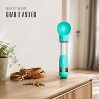 Bouteille d'eau portable 3-en-1 pour chien de 500 ml, avec distributeur de nourriture, en PP de qualité alimentaire, pour petits chiens, idéale pour les voyages et les sorties.