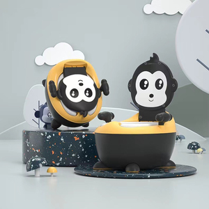 Chaise de toilette pour bébé en plastique de haute qualité 2026, siège d'apprentissage de la propreté en forme de singe de dessin animé mignon, chaise d'apprentissage de la propreté pour tout-petits - Product Image 4