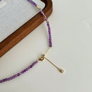 Dylam Fine <b>Top</b> Jewelry Factory Directly Sales Customizable Natural <b>Crystal</b> Bead Necklaces with Sakura Pendant for Women Daily - Product Image 6