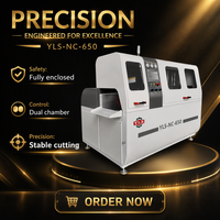 Scie à découper automatique sans queue YLS-NC-650 pour profilés en aluminium, 650 mm, alimentation servo, pour usine de traitement de fenêtres et de portes