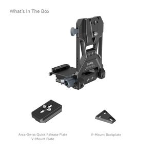 Placa de Baterí<span class=keywords><strong>a</strong></span> Plegable con Montura en V, Solución de Montaje Todo en Uno sin Herramientas para Cámaras DSLR <span class=keywords><strong>Sony</strong></span>, Canon y Panasonic - Product Image 3