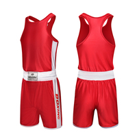 Uniforme de kick-boxing professionnel, short d'entraînement de boxe personnalisé, short de boxe et gilets