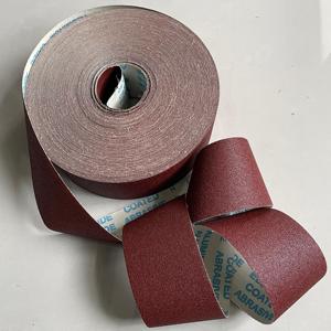 Rouleau de tissu dur de haute qualité papier de verre rouleau de ponceuse abrasif en gros pour polir le bois et le métal marché allemand - Product Image 5