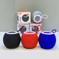 Nouveau haut-parleur portable sans fil M20 5W RGB LED coloré avec subwoofer extérieur 5.3 et lecteur de carte