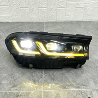 Accessoires de voiture, phares DRL bicolores pour BMW Série 5 G30 G38, assemblage 2021-2023, style laser, phare jaune/blanc DRL