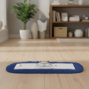Mop Sintetico Morbido Blu 100 Cm con Telaio per Pulizia Pavimenti - Product Image 3