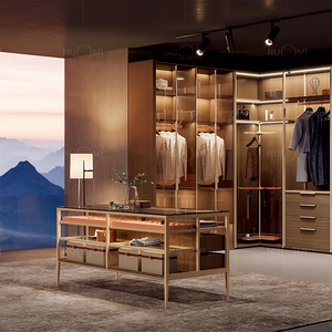 NUOMI Home Design Créatif, Dressing Haut de Gamme Personnalisé en Aluminium et Bois pour Rangement de Vêtements - Product Image 3