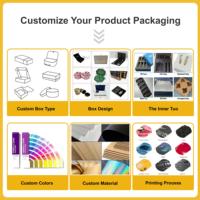 Boîte cadeau en carton rigide de luxe léger, emballage en papier texturé PU avec lamination mate recyclable, design ondulé personnalisé à la mode