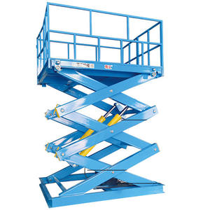 Plataforma elevadora de tijera Fasterlift Plataforma DE TRABAJO elevada de 2m 3M 4m con elevador hidráulico eléctrico - Product Image 3