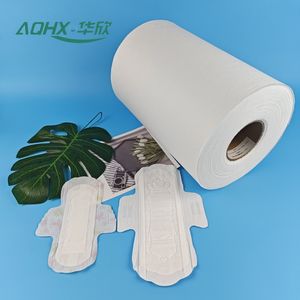 Tessuto Non Tessuto in Cotone Organico 100% Personalizzato Utilizzato Come Materia Prima per il Strato Superiore di Assorbenti Igienici - Product Image 3