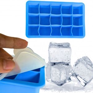 Moule à glaçons 15 cavités avec couvercle pour whisky et cocktails, garde les boissons fraîches, réutilisable et sans BPA, qualité alimentaire pour bar à domicile - Product Image 4