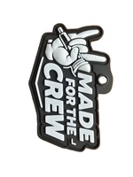 Étiquette en caoutchouc PVC 3D convexe personnalisée, carrée, à coudre, en relief, lavable, patch privé, design tendance pour vêtements
