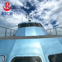 Bateau à passagers en fibre de verre de 29 m, capacité 100-160 personnes, personnalisable, remise à neuf, navire côtier en PRV zone A1, déplacement de 52,55 T
