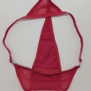 <span class=keywords><strong>Collezione</strong></span> Sexy di <span class=keywords><strong>Perizoma</strong></span> in Rete Trasparente per Donne, Slip a T in Pizzo, Intimo a Vita Bassa, Set di Lingerie Traspirante e Morbido - Product Image 4