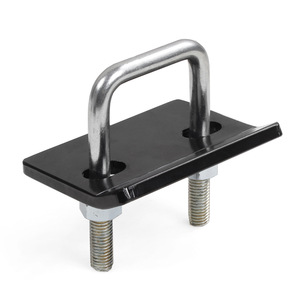 Steel 2 Inch Trailer Hitch Mount Stabilizer Lock With <b>U</b>-<b>Bolt</b> And Plate For Secure Towing Connection - Product Image 5