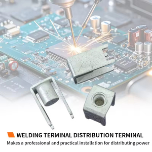 Connecteurs de circuit imprimé en laiton Telian de haute qualité TLS5439-L 70A certifiés CE/ISO, bornes de soudage pour carte PCB, 4 broches, borne M5 - Product Image 6